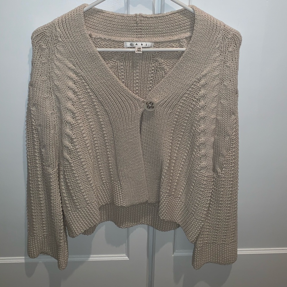 Cable knit sweater